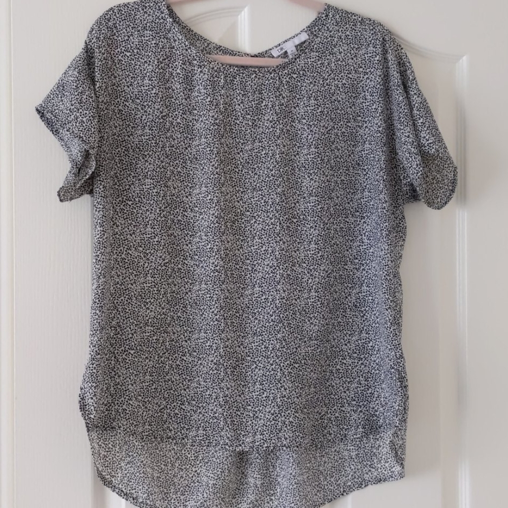 DR2 cheetah print blouse